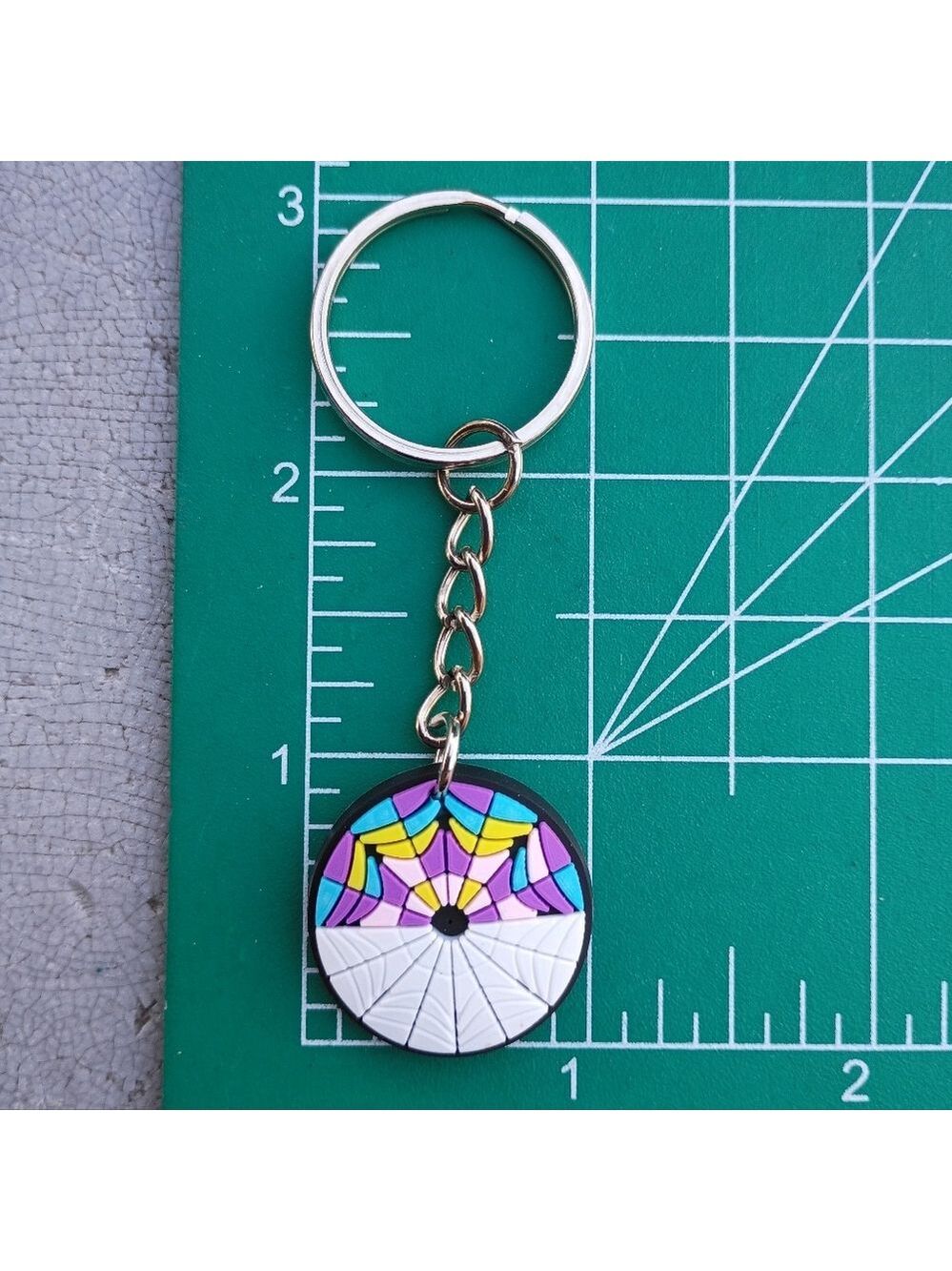 2/$10 Wednesday Split Window Silicone Keychain